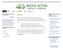 Tablet Screenshot of greenacton.org